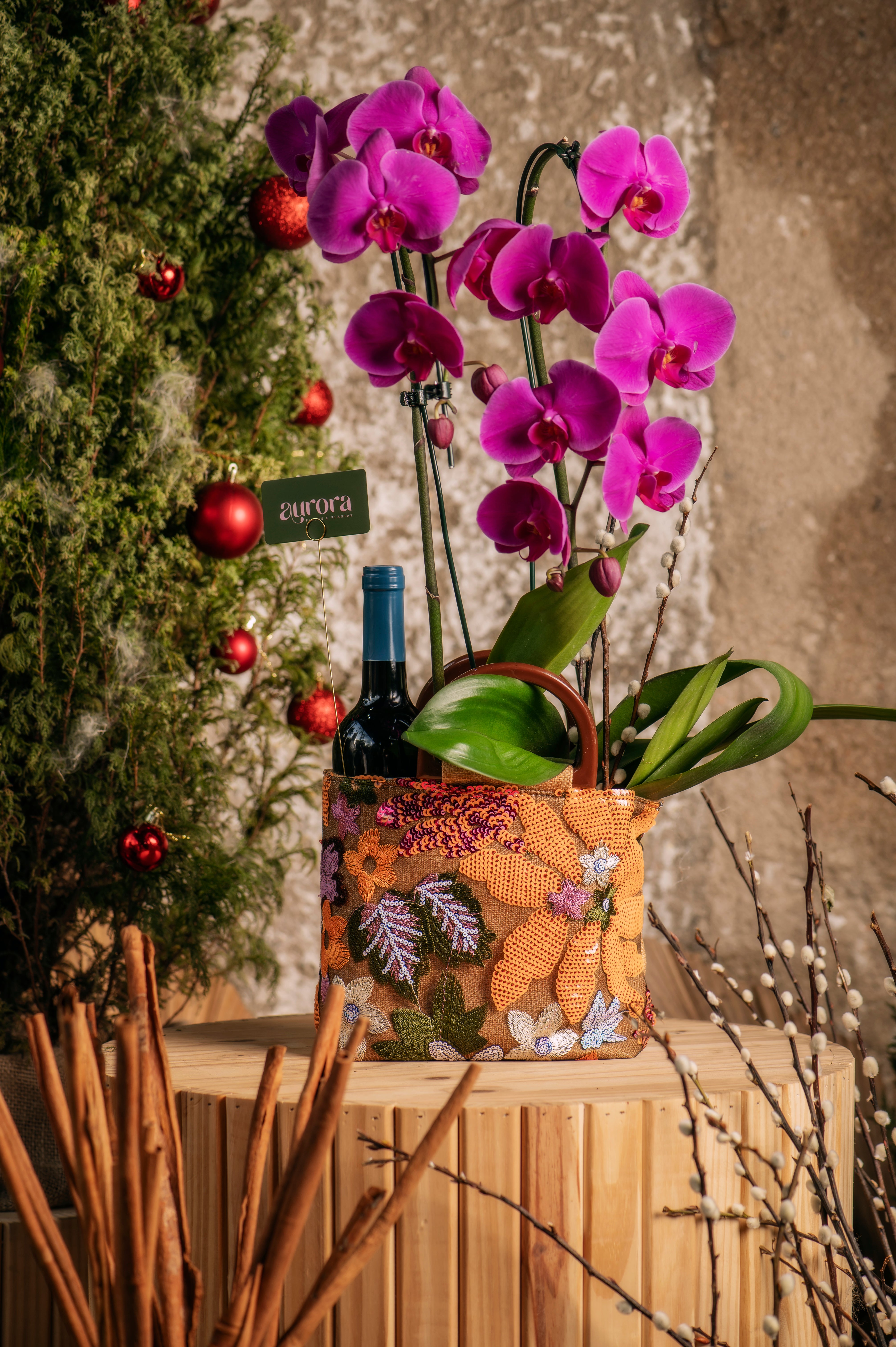 Bolsa Bordada Flores