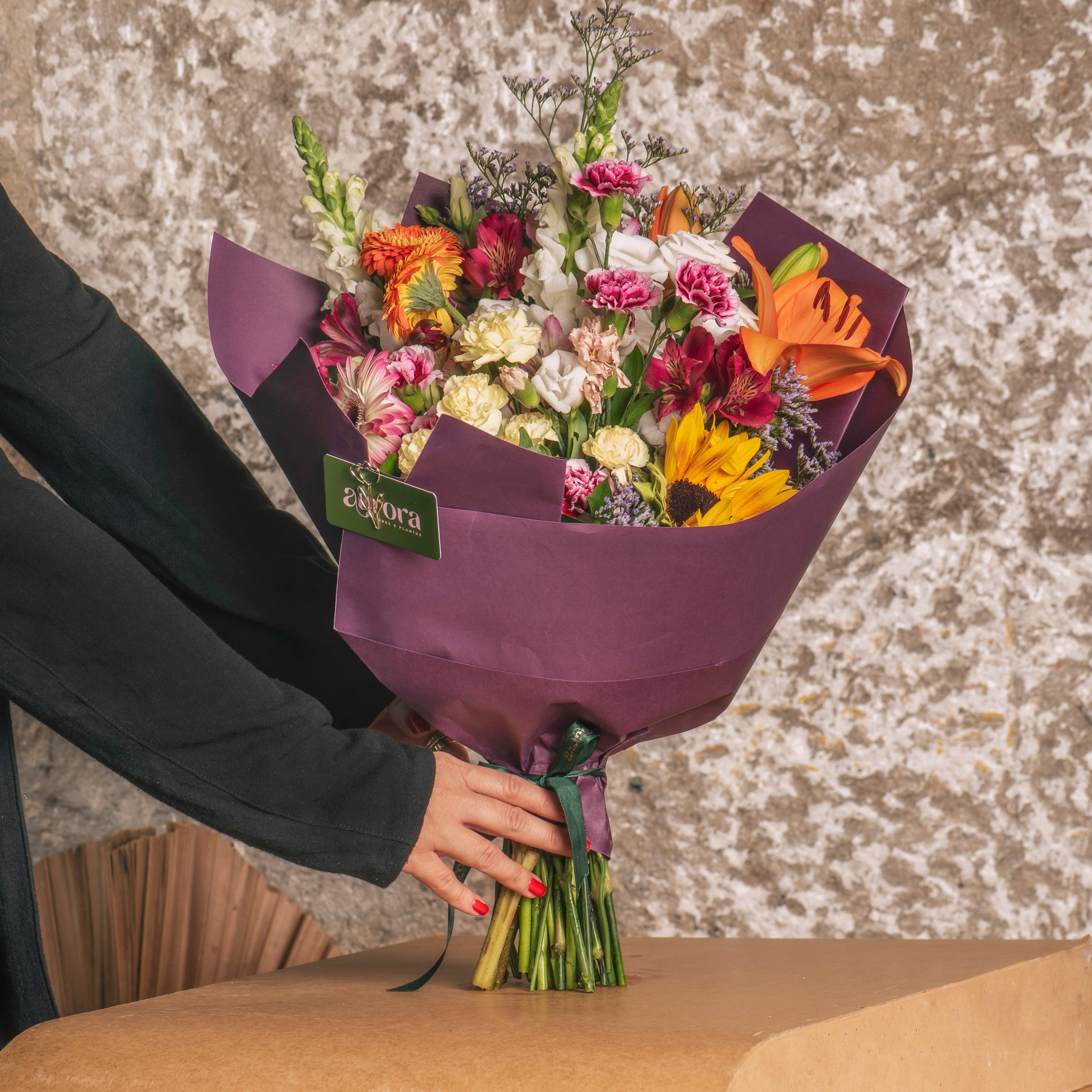 Primavera Premium - Buquê G colorido