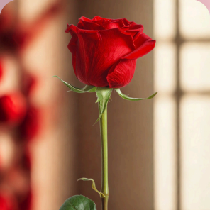 Botão Rosa Vermelha Colombiana