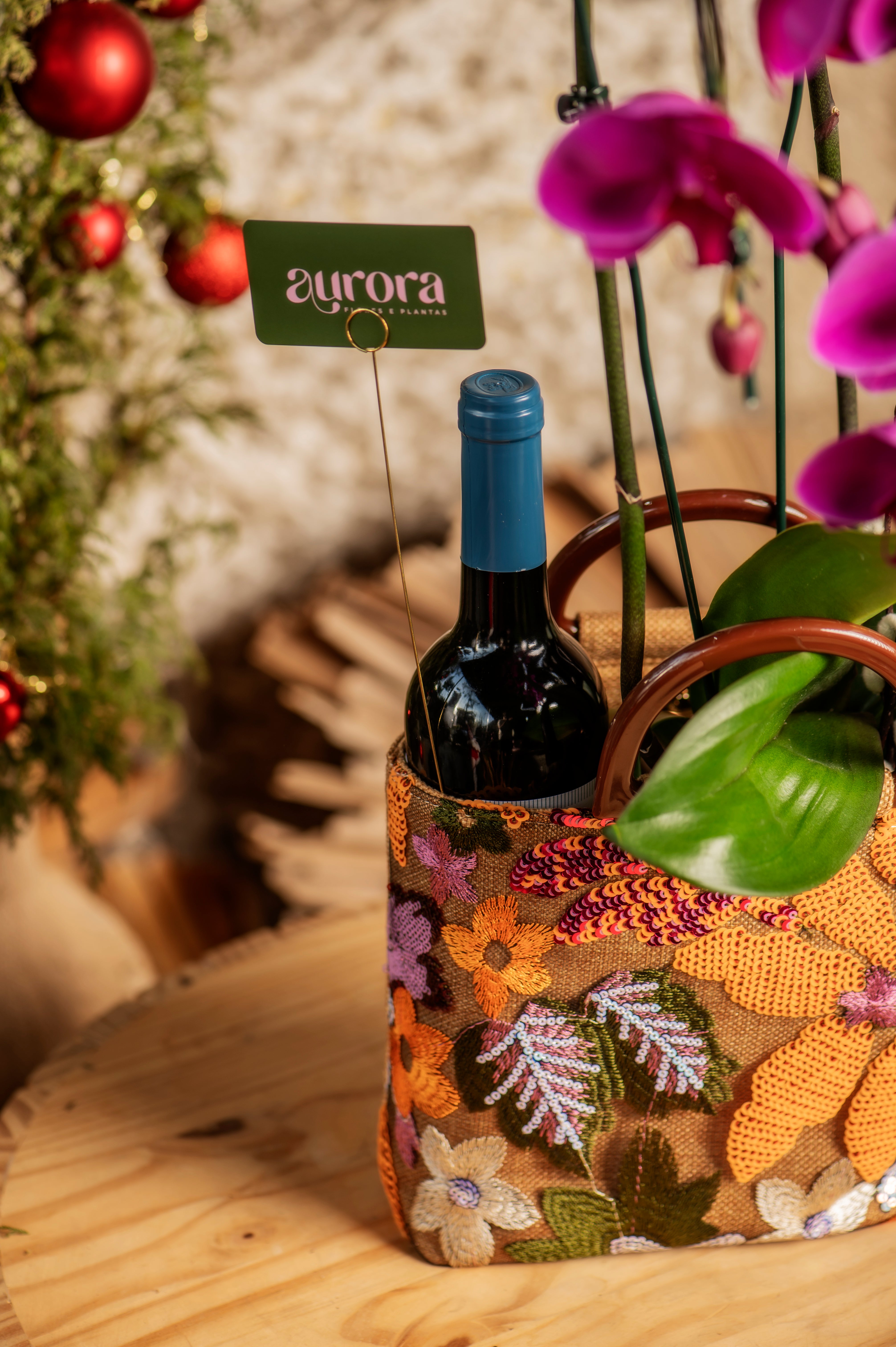 Bolsa Bordada Flores