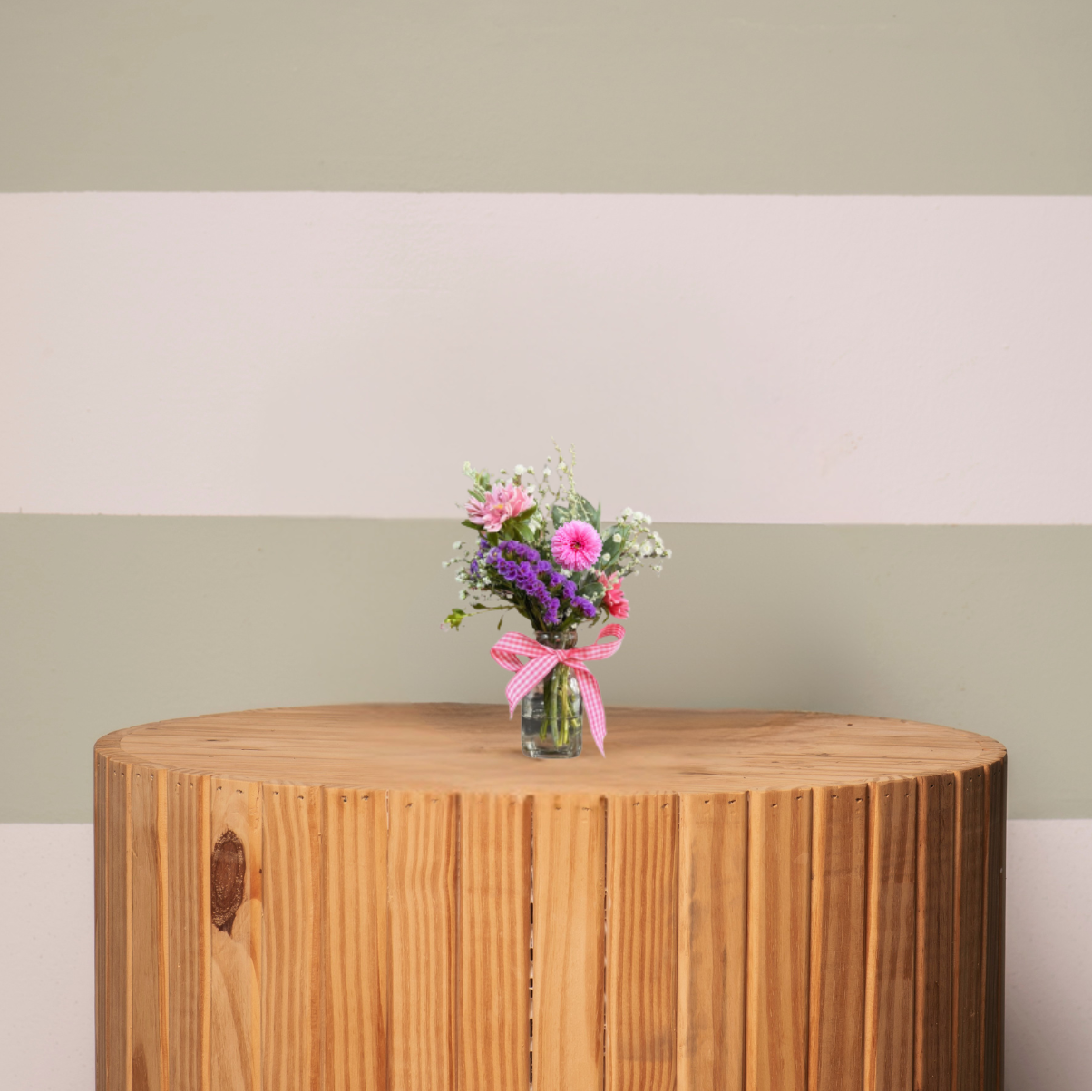 Mimo - Mini Buquê em vaso de vidro